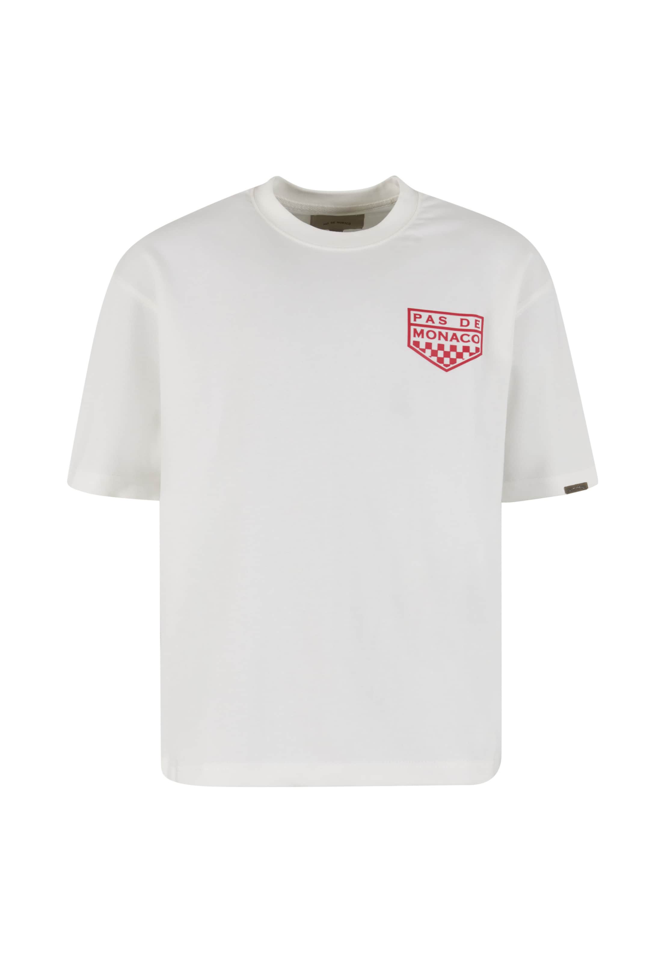 T-Shirt Pas De Monaco en blanc : devant