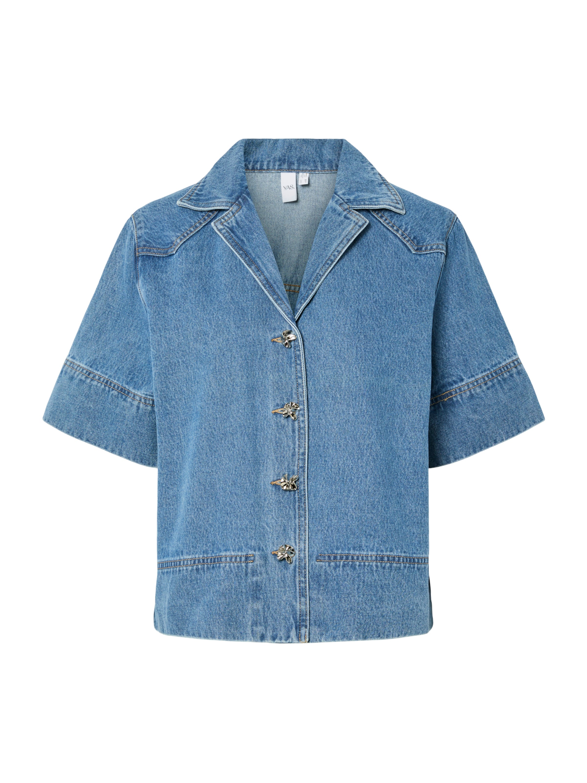 YAS - Blusa 'YASCECI' en azul: frente