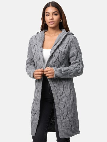 Elara Strickjacke in Grau: Vorderseite