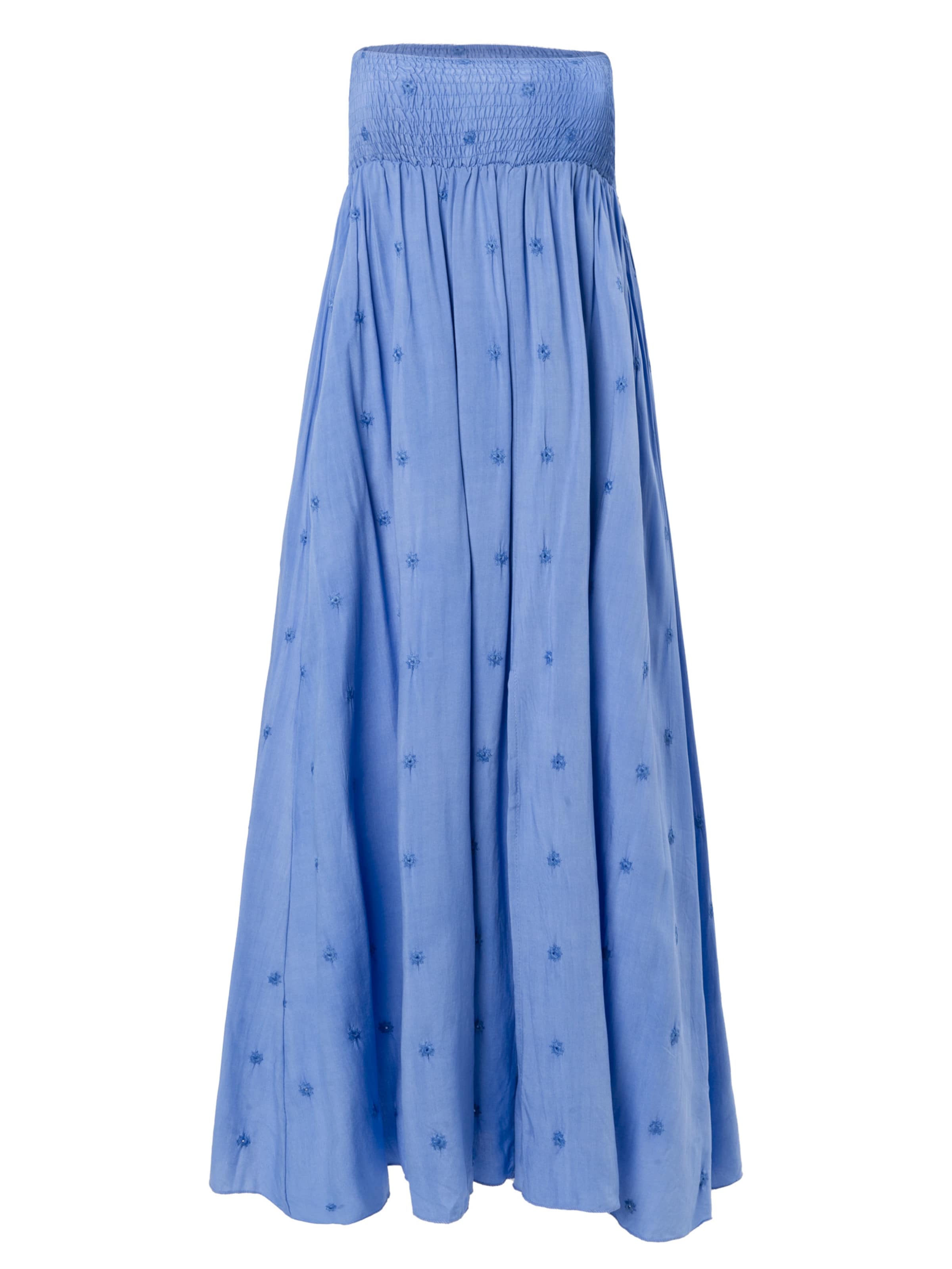 Gonna di Influencer in blu: frontale