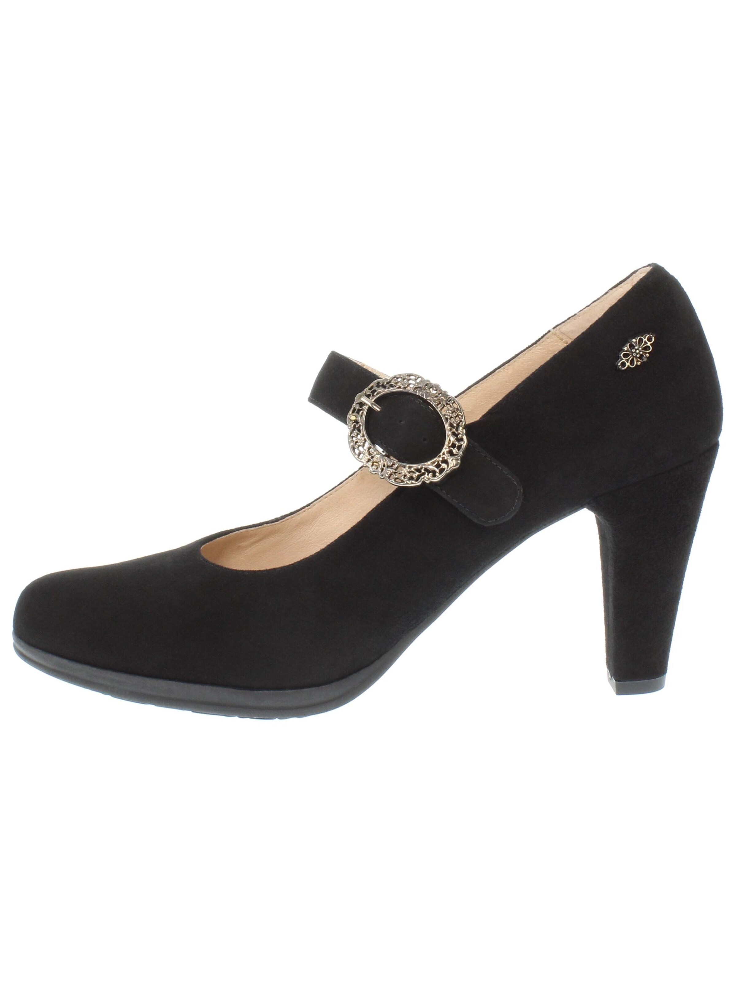 XAVER LUIS Schuhmanufaktur Pumps 'Sarah' in Black: front