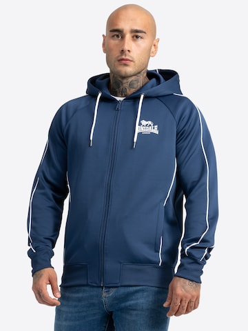 LONSDALE Sweatvest 'Achavanich' in Blauw
