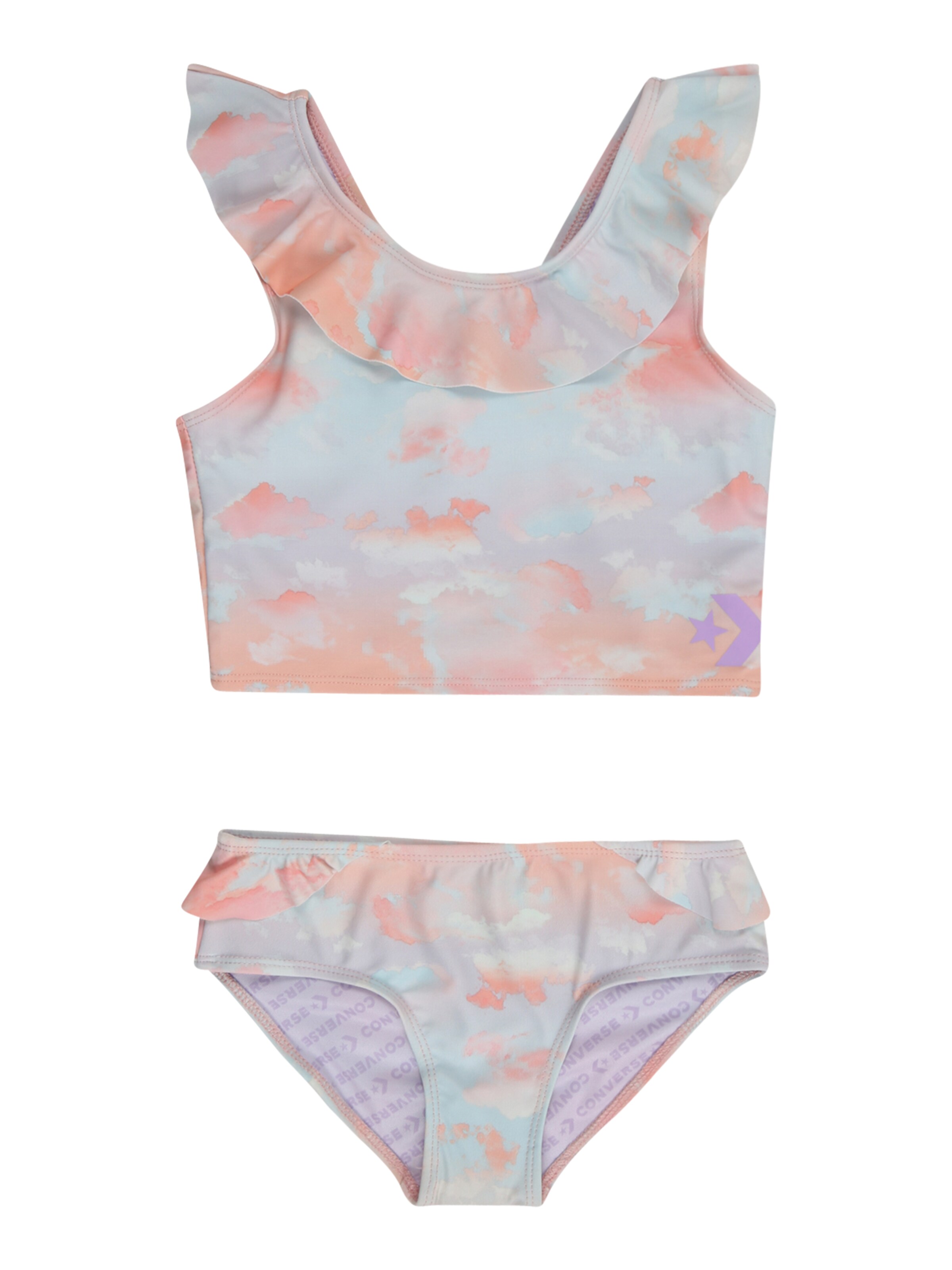 CONVERSE Σουτιέν για T-Shirt Μπικίνι σε ροζ: μπροστά