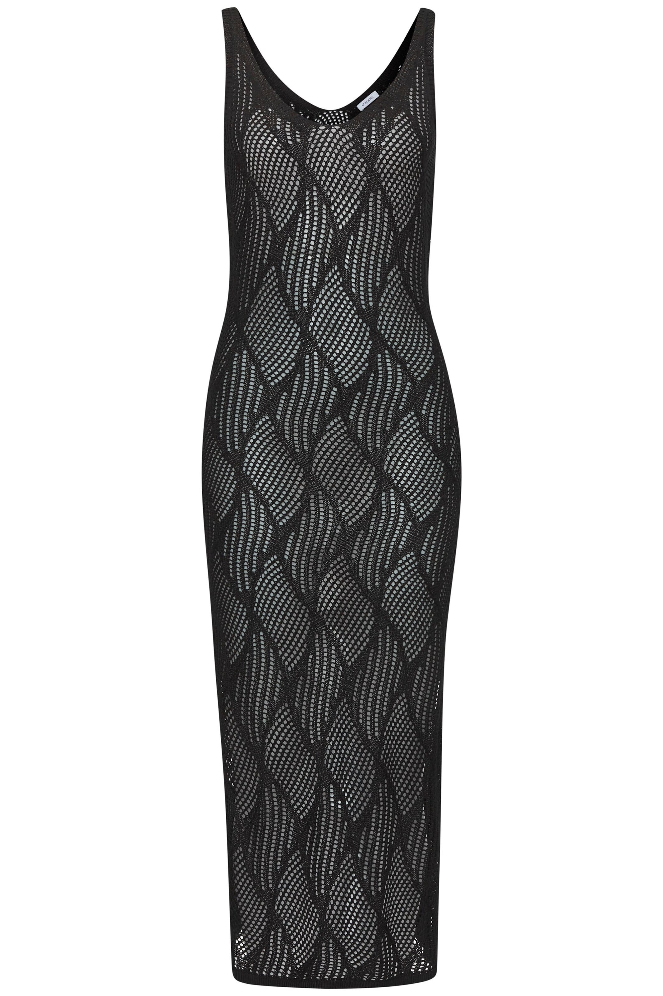 LASCANA Beach Dress in Black: front