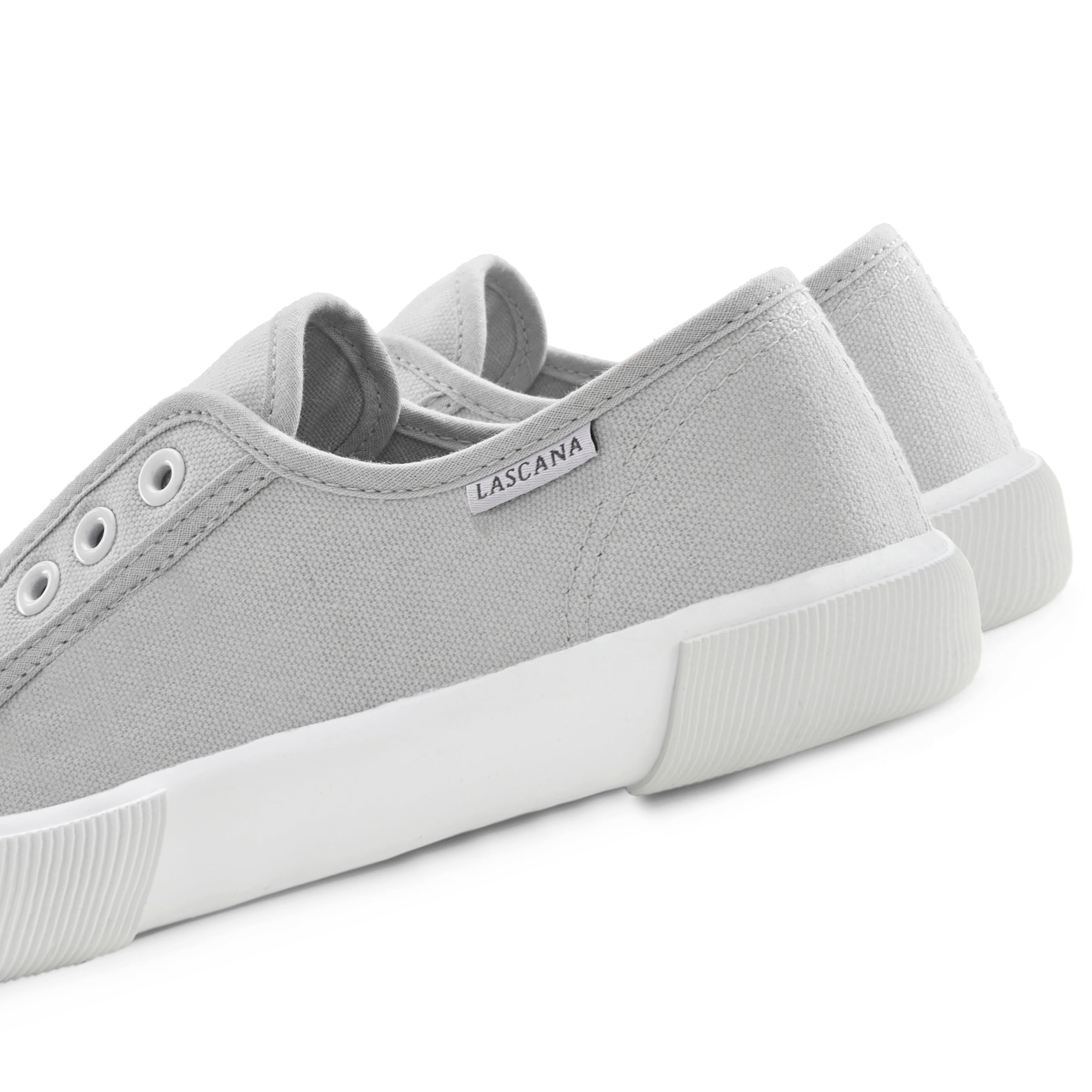 LASCANA Slip-Ons in Grey