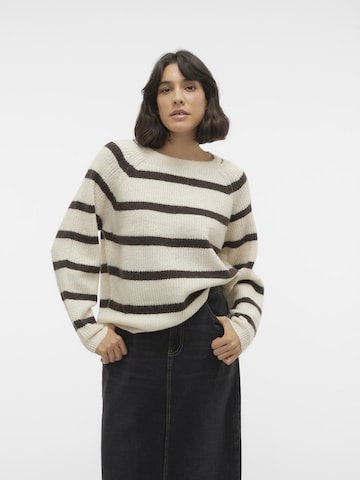 Pull-over 'Asta' VERO MODA en beige : devant