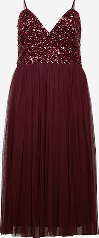 Robe de soirée 'Azalia' Lace & Beads Plus en rouge : devant