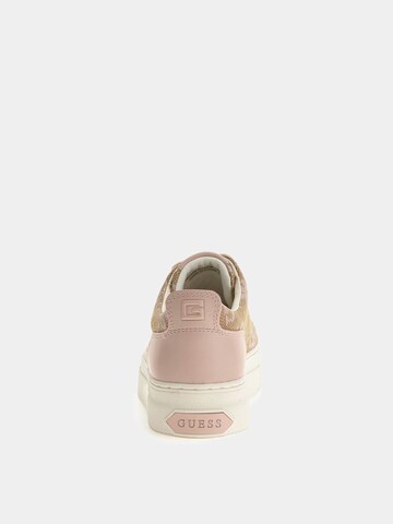 Sneaker low 'Gia' de la GUESS pe bej