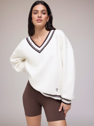 Osia - Sudadera en blanco: frente