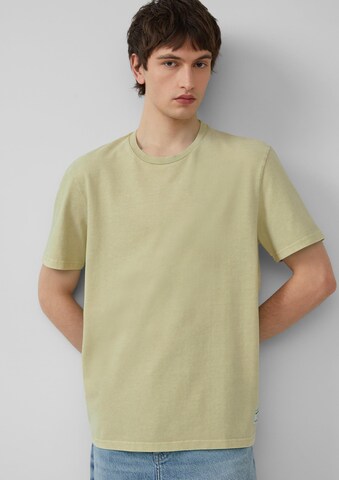 QS T-shirt in Grün: Vorderseite