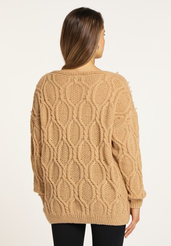 faina Pullover in Braun