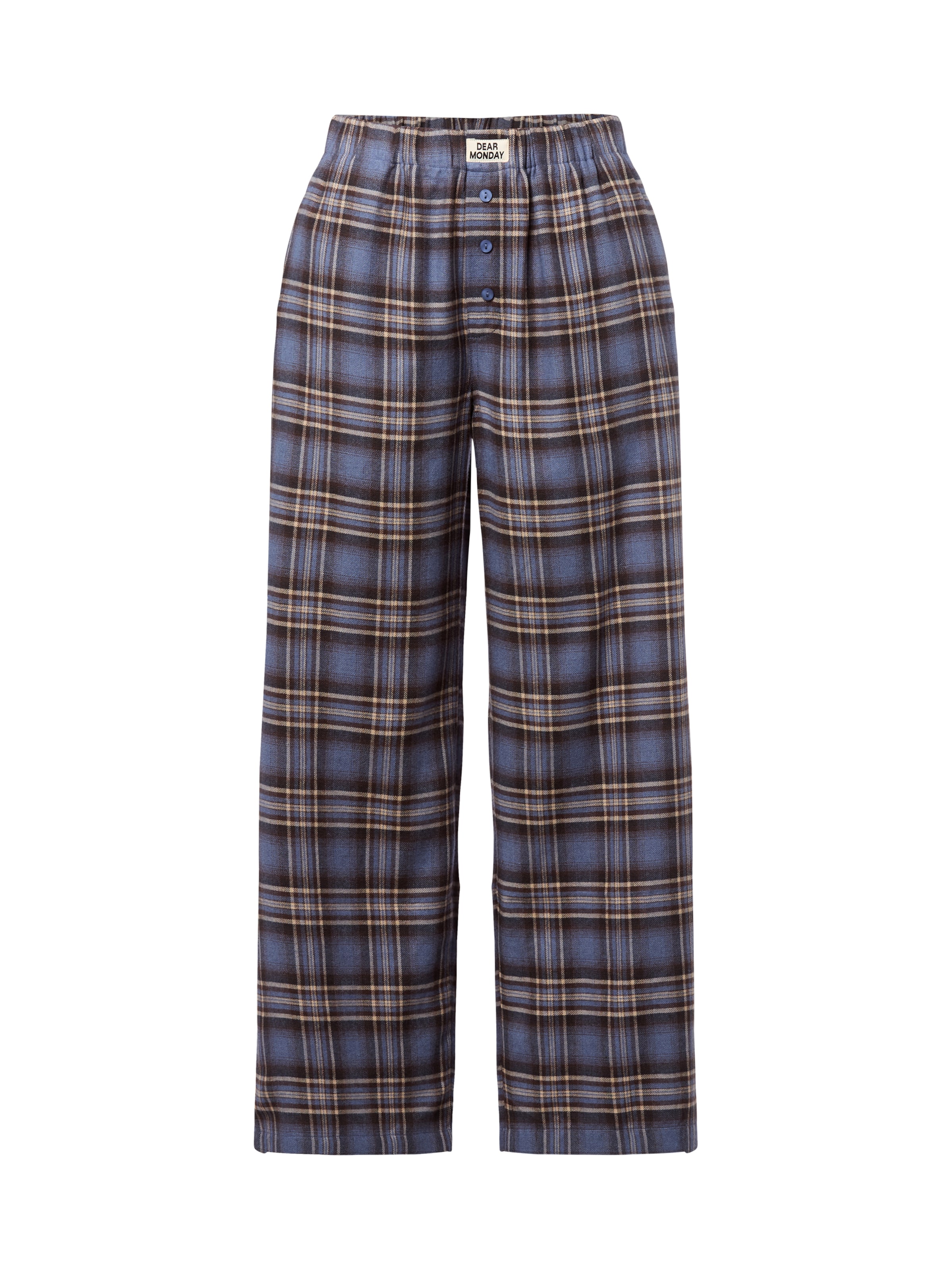 Marie Lund Pajama Pants in Blue: front