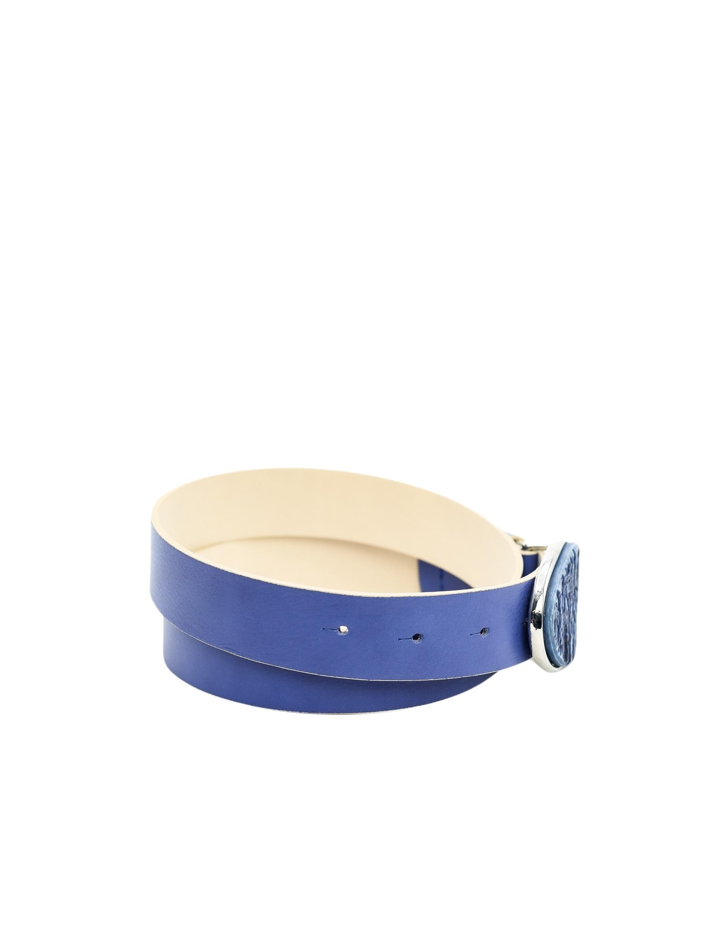 COLLEZIONE ALESSANDRO Belt 'Stone' in Blue