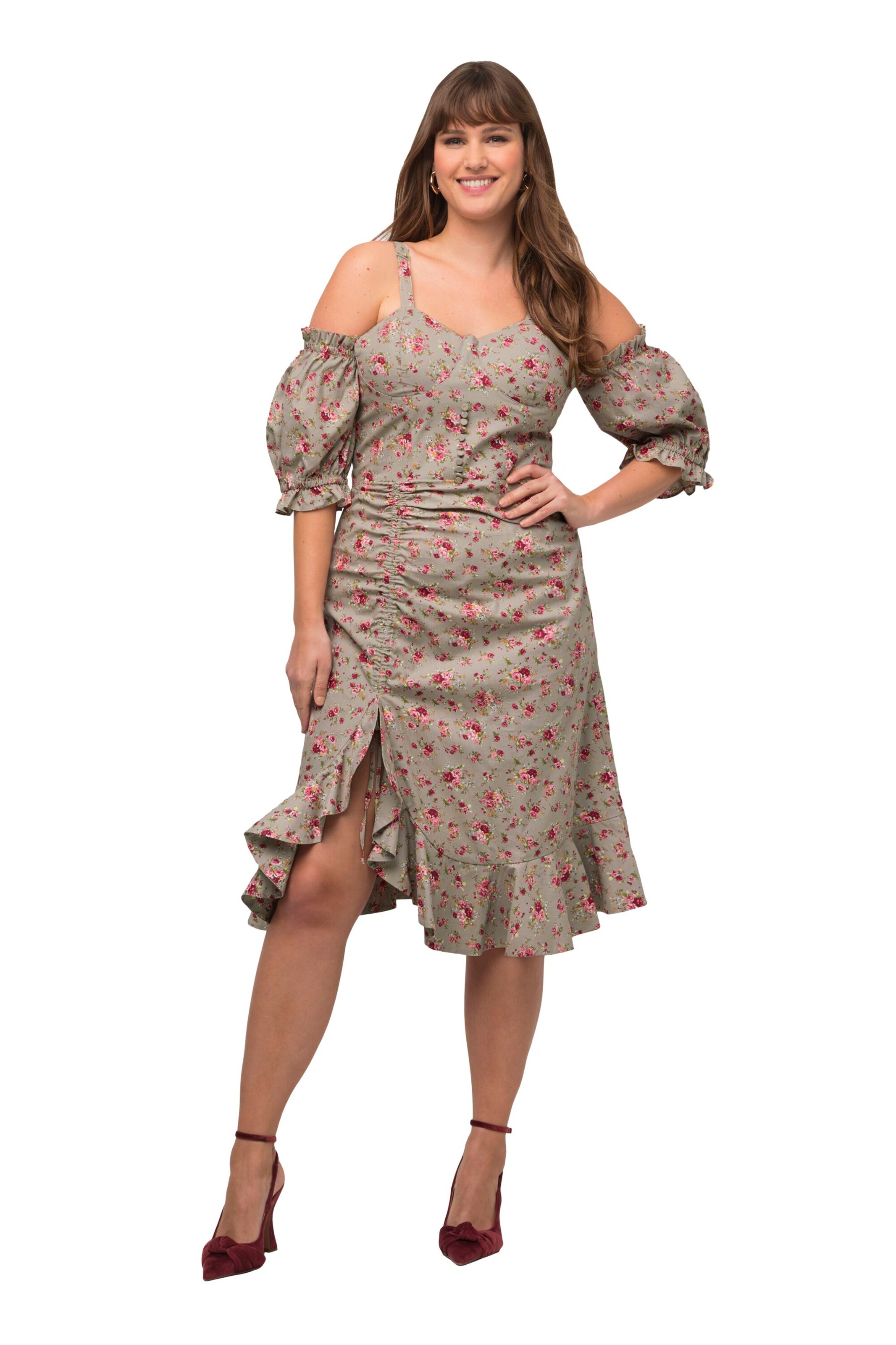 Ulla Popken Dress in Beige