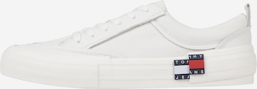 Tommy Jeans - Zapatillas deportivas bajas en blanco: frente