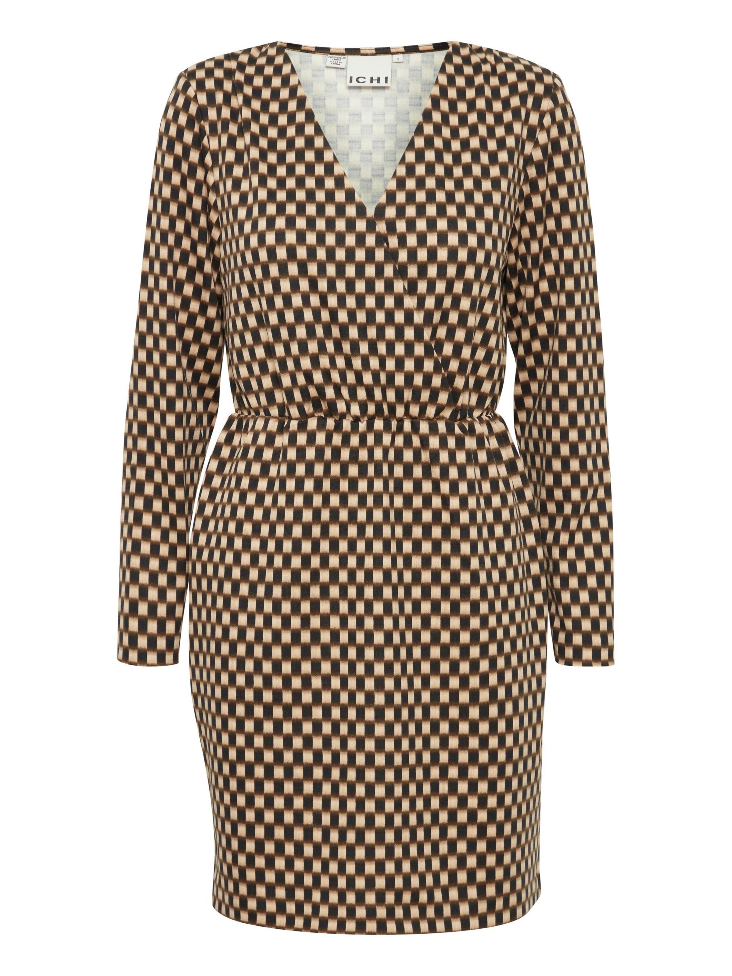 Robe 'Kate' ICHI en beige : devant