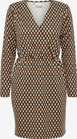 Robe 'Kate' ICHI en beige : devant