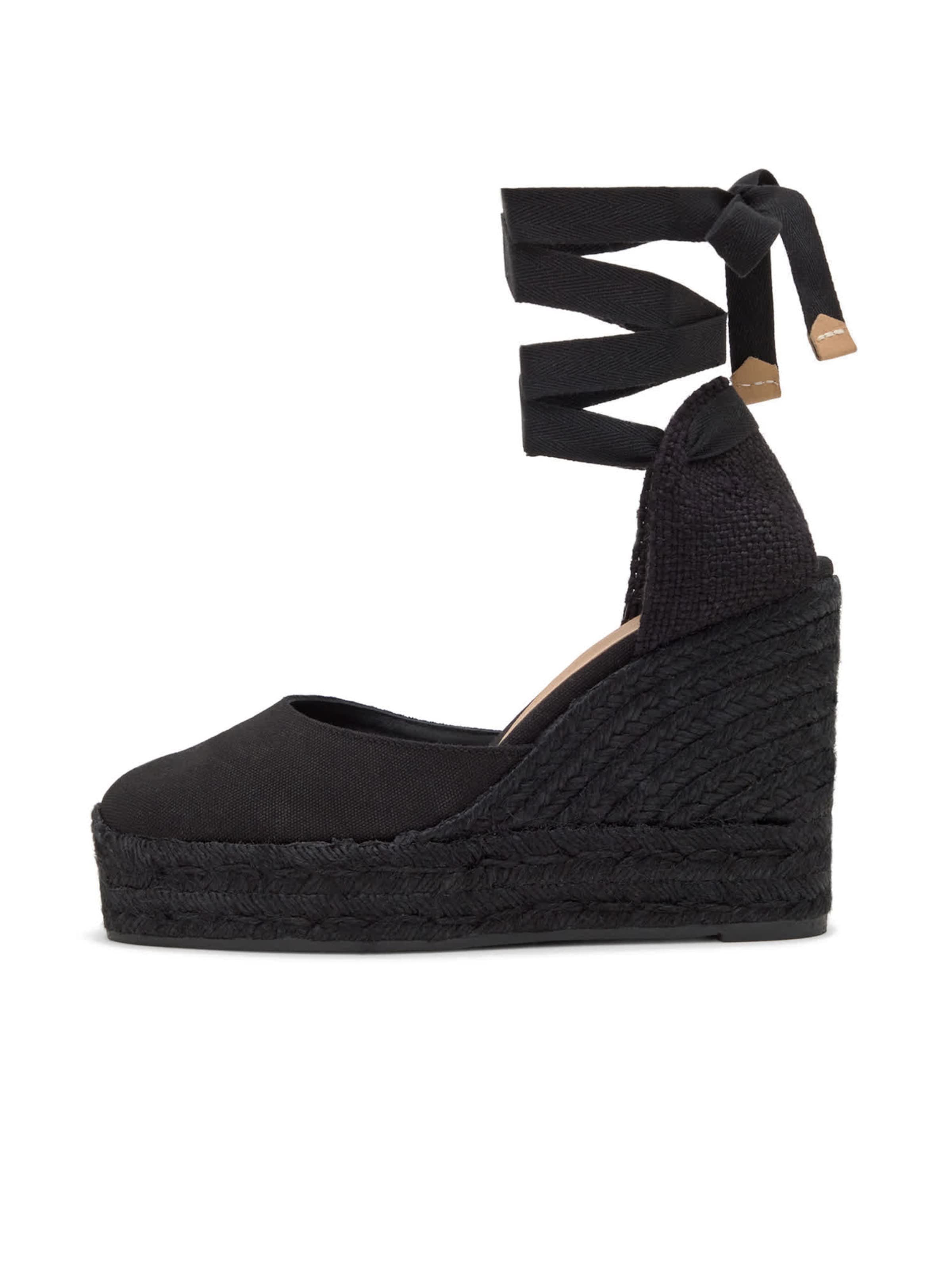 Espadrilles 'Carina' Castañer en noir : devant
