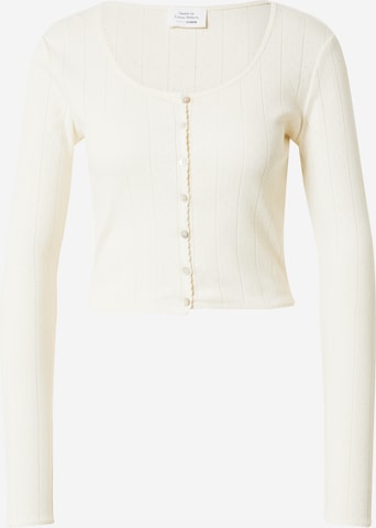 Daahls by Emma Roberts exclusively for ABOUT YOU Knit Cardigan 'Cami' in Beige: front