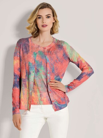 MADELEINE Strickjacke in Orange: Vorderseite