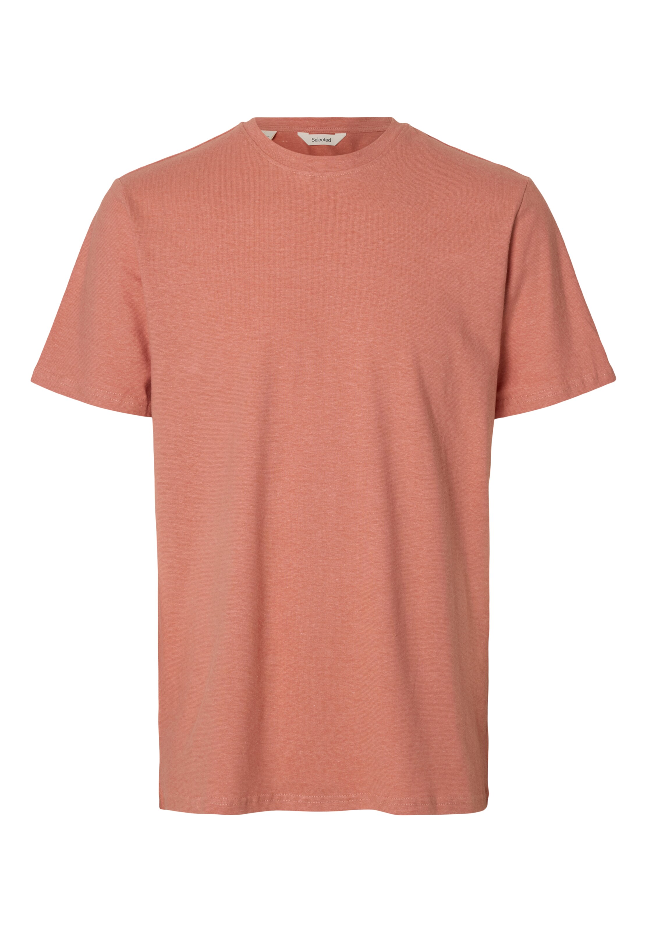 T-Shirt 'SLHAdam' SELECTED en rouge : devant