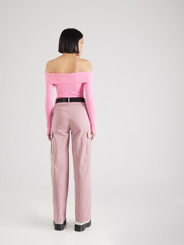 Tally Weijl - regular Pantalón cargo en rosa