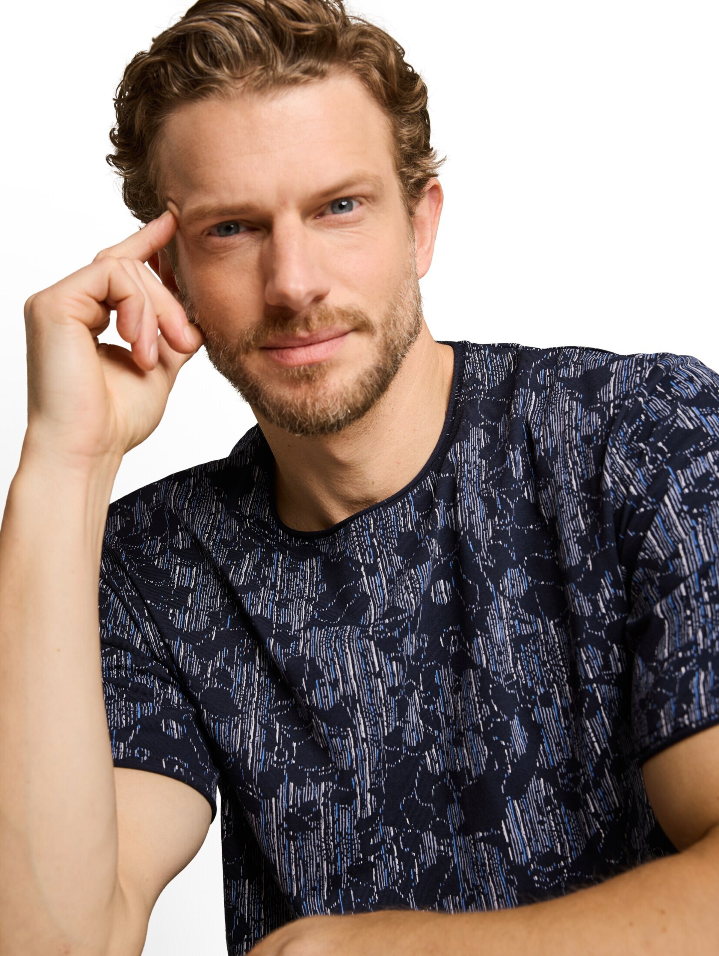 TOM TAILOR Shirt in Blauw
