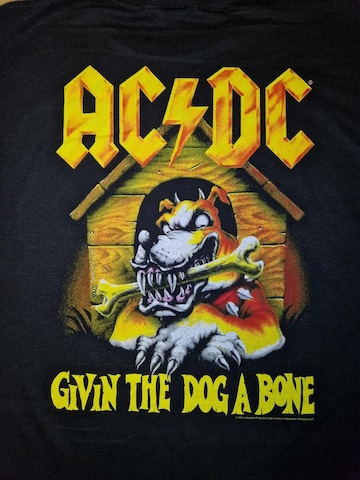 AC/DC Sweatshirt 'Ac/dc Giving the Dog a Bone' in Black
