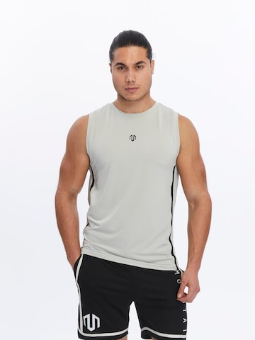 T-Shirt fonctionnel 'KANSEI CHROME' MOROTAI en gris : devant