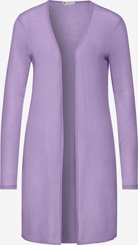 STREET ONE Knit Cardigan in Purple: front