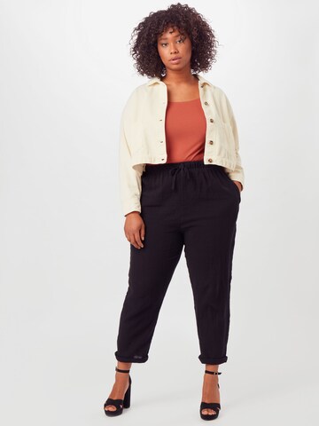 ABOUT YOU Curvy Shirt 'Juli' in Bruin