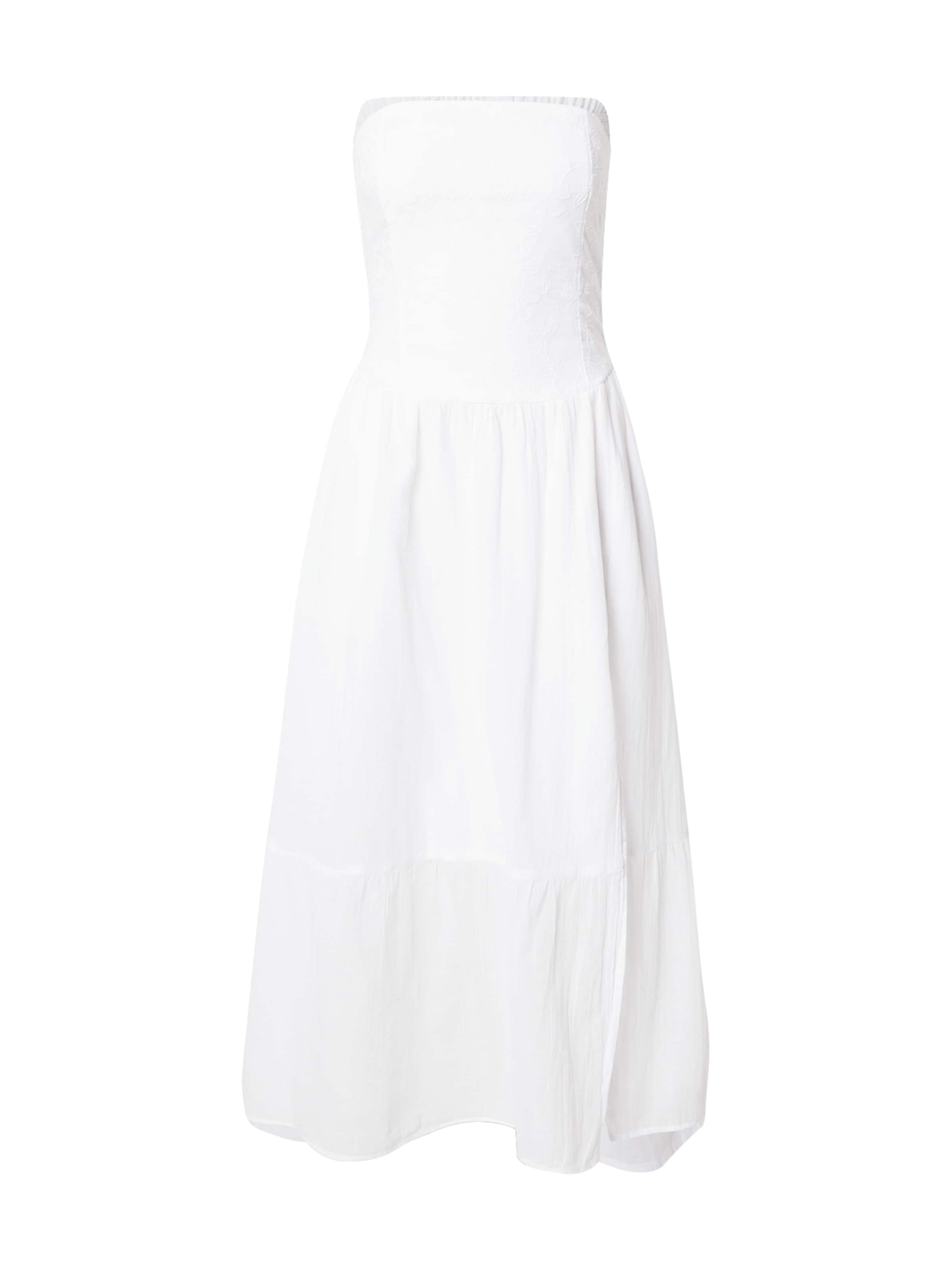 HOLLISTER Suvekleit, värv valge: eest vaates