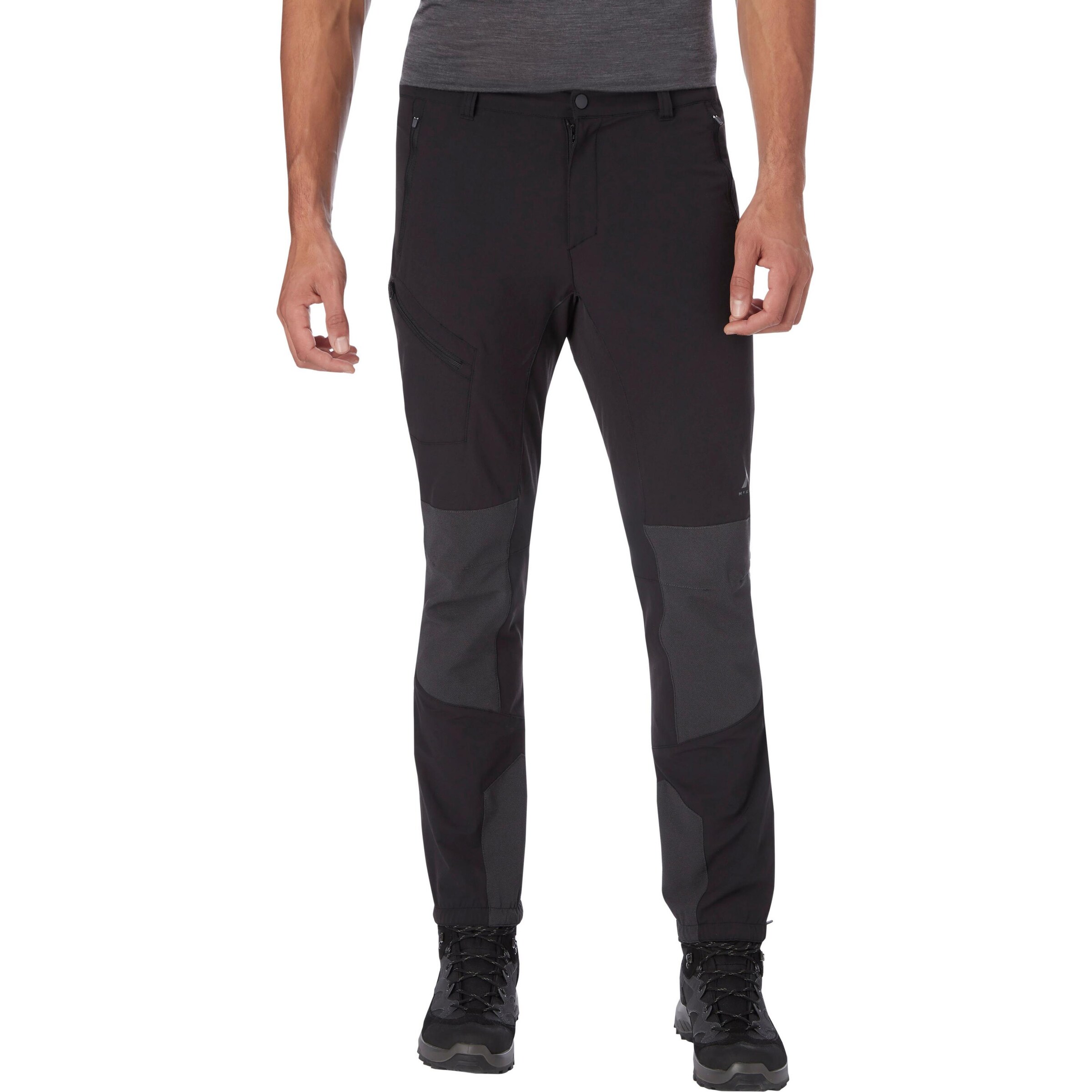 MCKINLEY Slim fit Outdoor Pants in Black: front