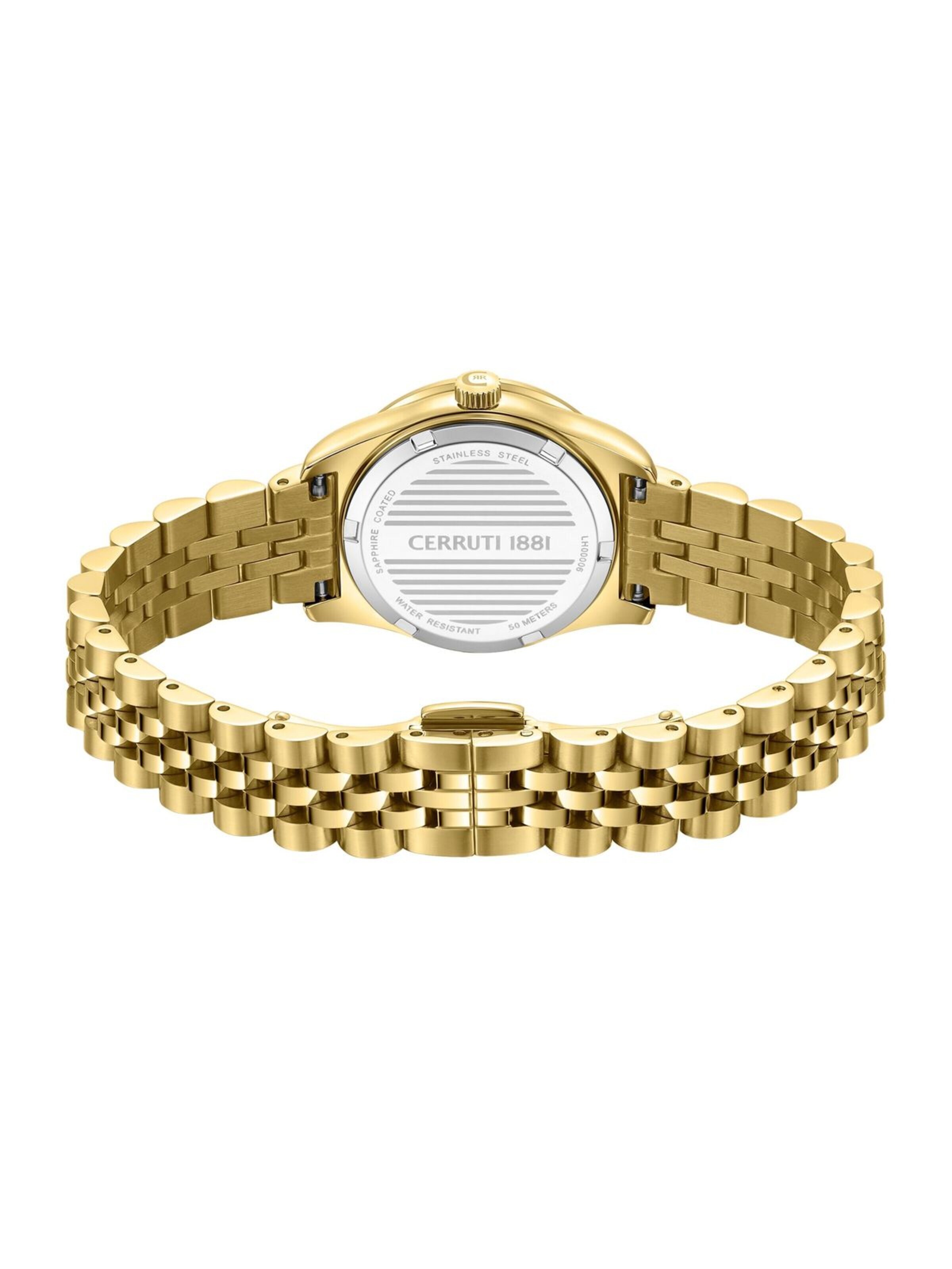 CERRUTI 1881 Analoguhr 'Date watch Cerruti Watch Baccio'‌‌‌‌‌‌ in Gold