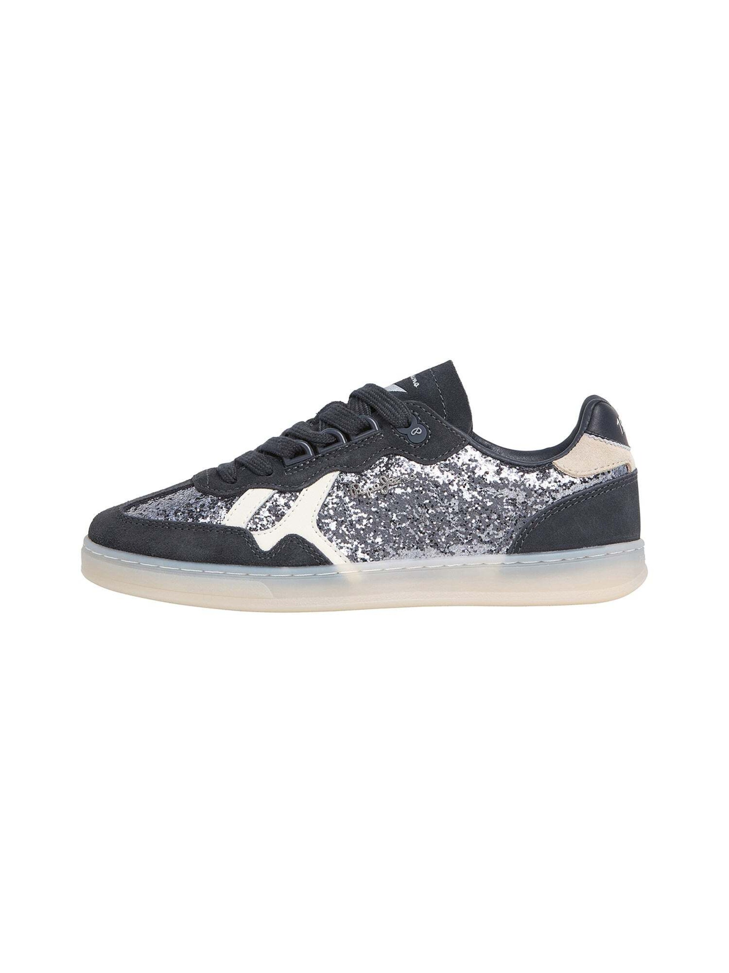Pepe Jeans Sneakers laag 'Ball W' in de kleur Zwart / Zilver, Productweergave