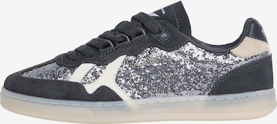 Pepe Jeans Baskets basses 'Ball W' en noir / argent, Vue avec produit
