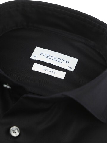 Profuomo Slim Fit Hemd‌‌‌‌ in Schwarz