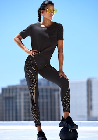 LASCANA ACTIVE - Skinny Pantalón deportivo en negro