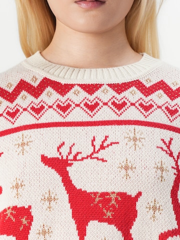 ONLY Pulover 'ONLXMAS' | bež barva
