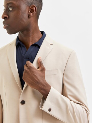 SELECTED HOMME Regular Fit Blazer 'Josh' i beige