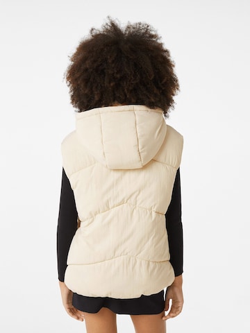 Gilet Bershka en beige