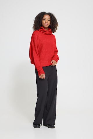 ICHI Pullover ' Kamara ' i rød