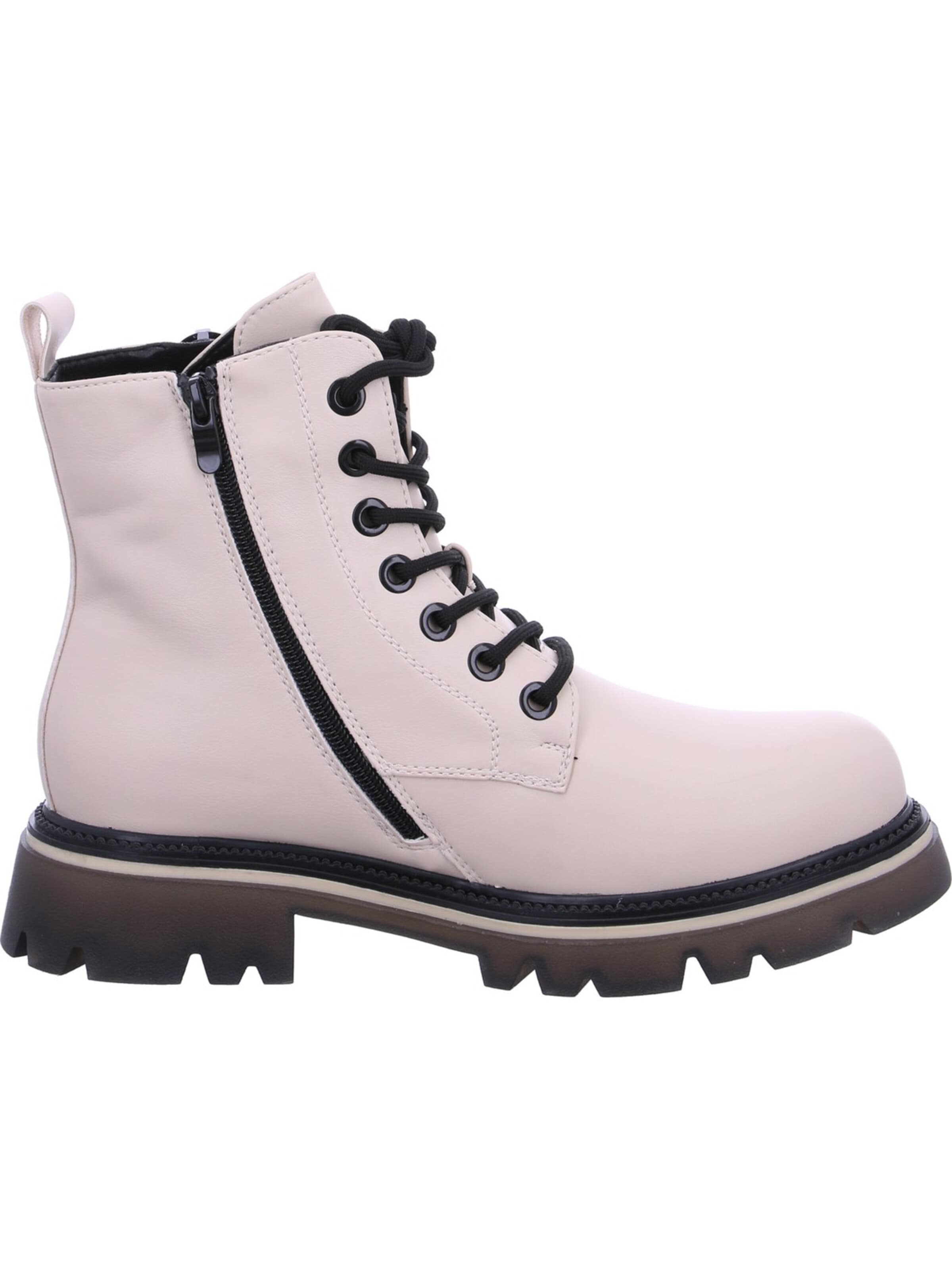 Laufsteg München Schnürstiefelette‌‌‌‌‌ in Beige