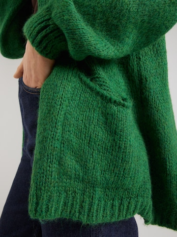 Cardigan 'Heart' miss goodlife en vert