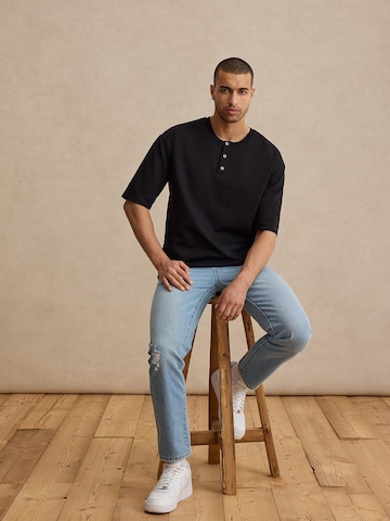 DAN FOX APPAREL Shirt 'Jean' in Black