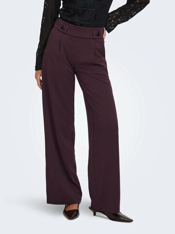 JDY - Loosefit Pantalón plisado 'JDYGeggo' en marrón: frente