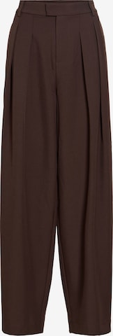 VILA - Pantalón plisado 'VIHelen' en marrón: frente