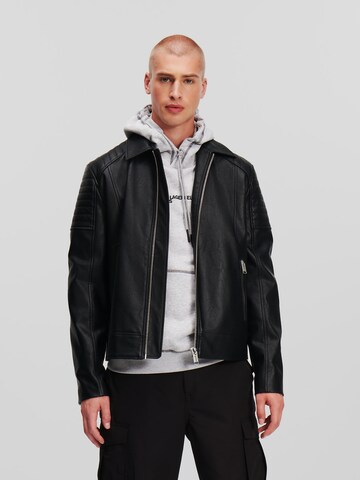 KARL LAGERFELD JEANS Jacke in Schwarz: Vorderseite
