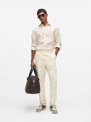 Karl Lagerfeld Regular Trousers with creases in Beige