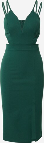 Robe de cocktail 'ANAIS' WAL G. en vert : devant